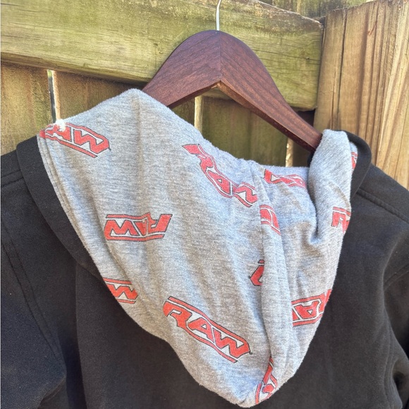 Vintage WWE Black and Gray Hoodie - Picture 6 of 6